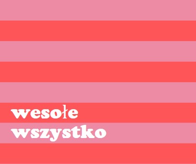 Wszystko jest wesołe pink modern-bold