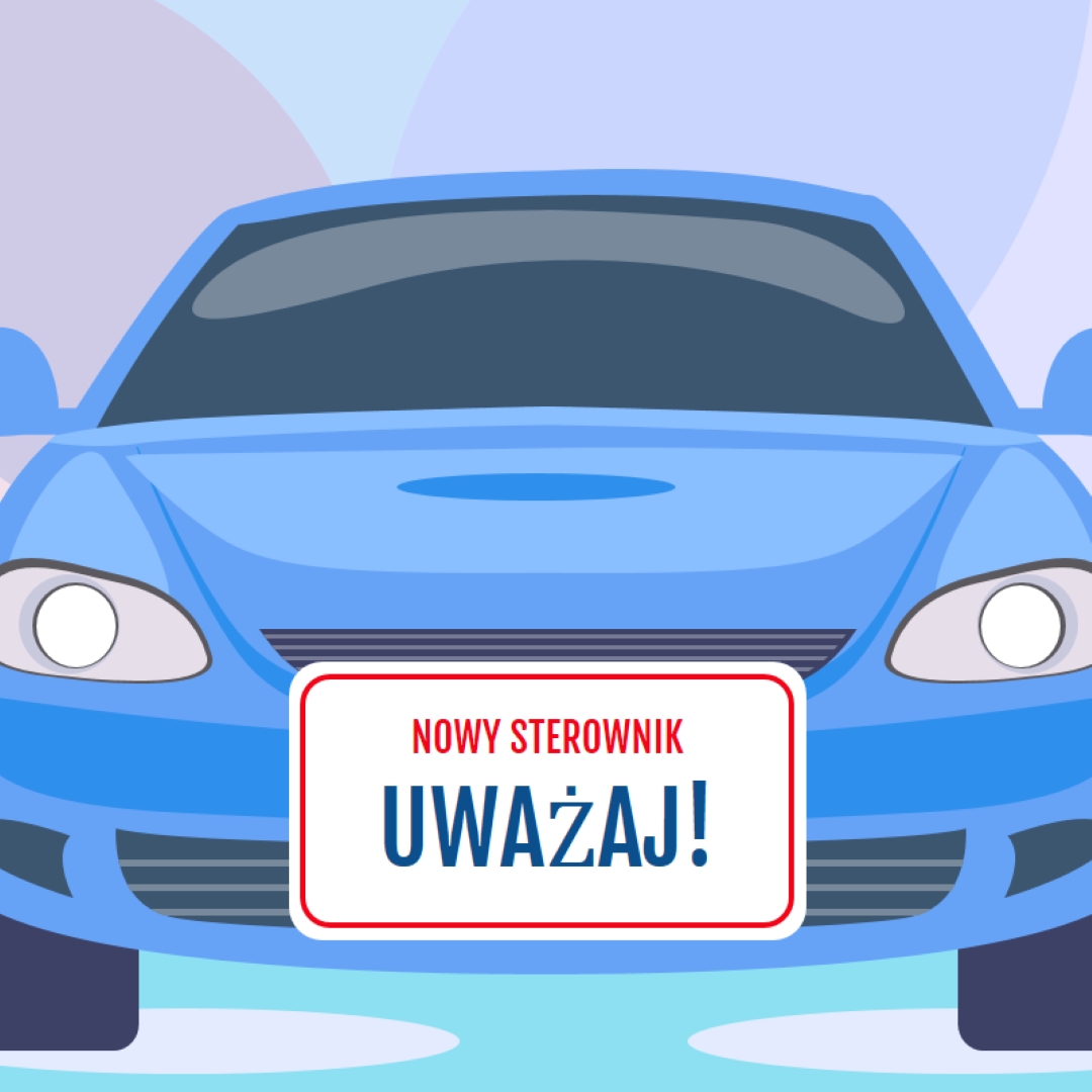 Czas jazdy blue modern-color-block