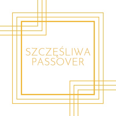 Szczęśliwa passovera white modern-geometric-&-linear