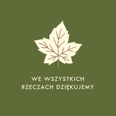 Postawa wdzięczności green modern-simple