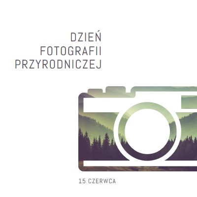 Dzień Fotografii Przyrodniczej white modern-simple