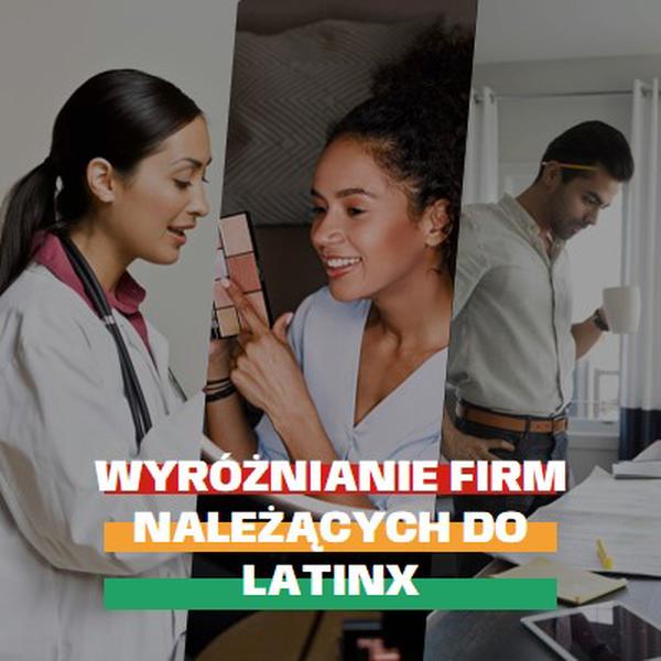 Świętuj firmy należące do Latinx white modern-simple