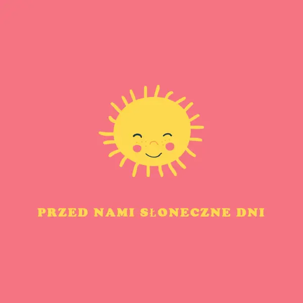 Stan słońca pink vintage-retro
