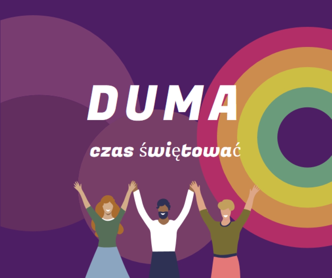 Świętowanie dumy purple modern-bold