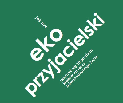 Porada ekologiczna green modern-bold