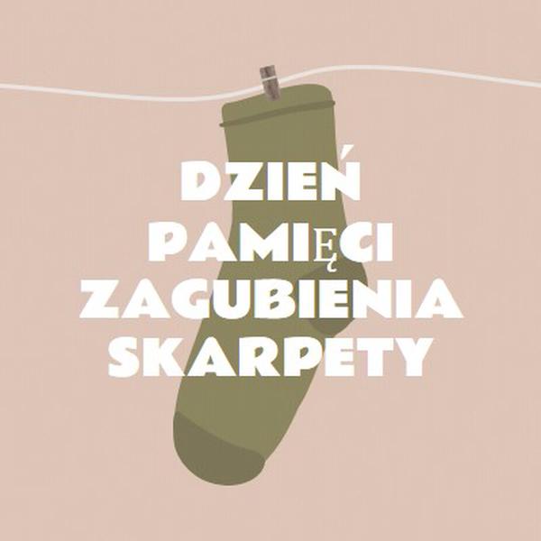 Dzień Pamięci Zagubienia Skarpety brown whimsical-color-block