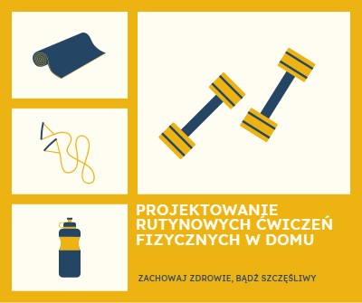 Zdrowe i szczęśliwe yellow modern-bold