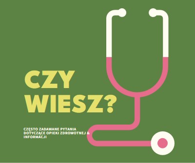 Czy wiesz? green modern-bold