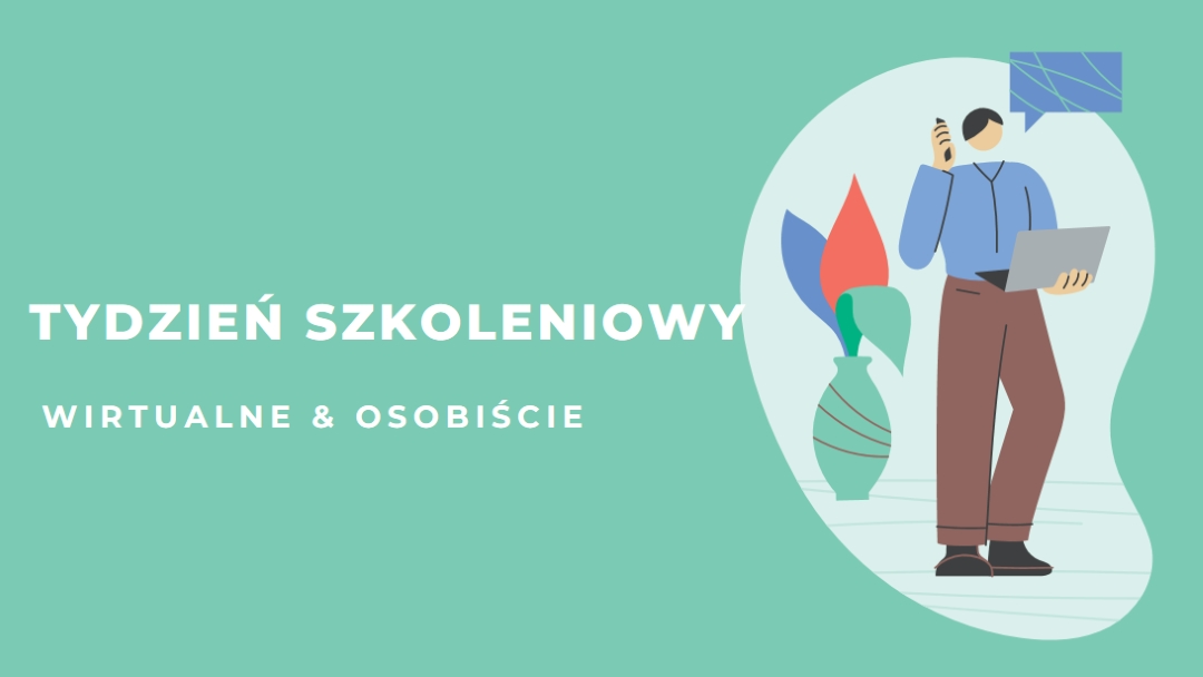 Tydzień szkoleniowy green modern-color-block