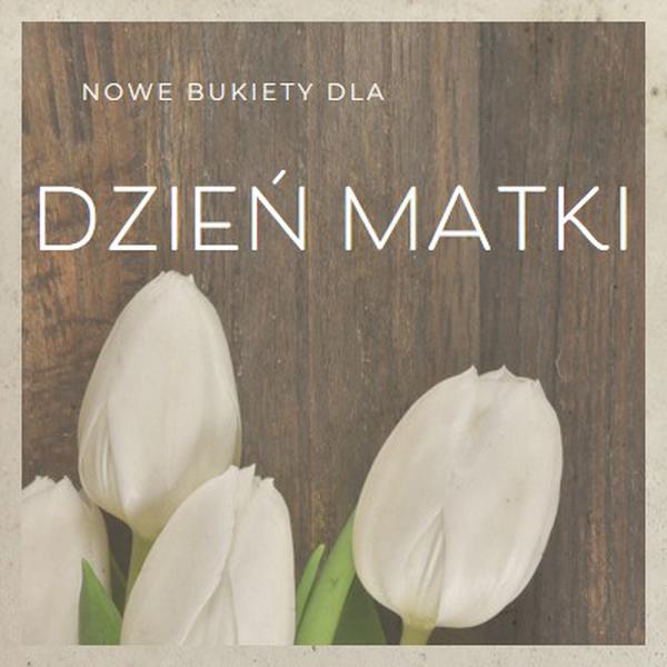 Bukiet matki brown modern-simple