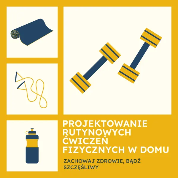 Zdrowe i szczęśliwe yellow modern-bold