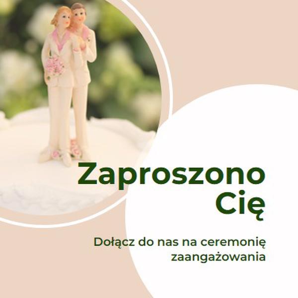 Zaproszono Cię do zatwierdzenia pink modern-simple