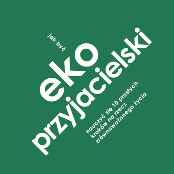 Porada ekologiczna green modern-bold