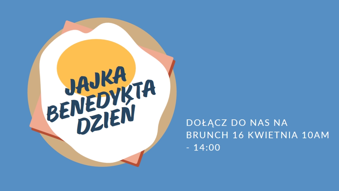Jajka Benedykta Dzień blue whimsical-color-block