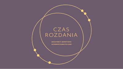 Czas na rozdanie prezentów purple modern-simple