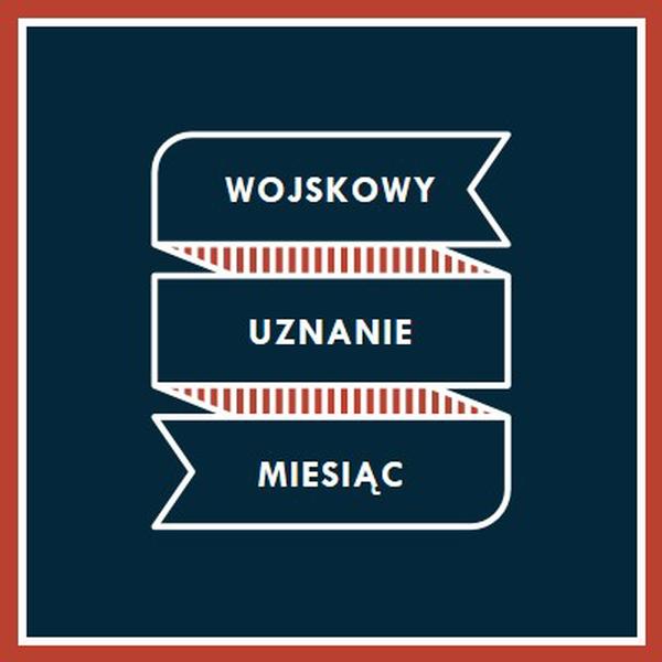 Obchody Miesiąca Aprecjacji Wojskowej blue modern-simple