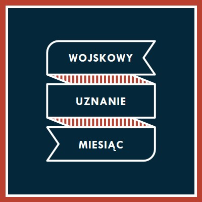 Obchody Miesiąca Aprecjacji Wojskowej blue modern-simple