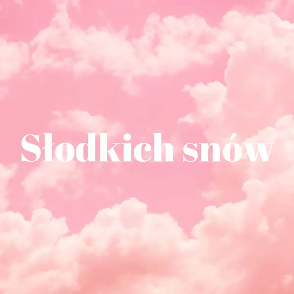 Na chmurach na dobranoc pink modern-simple