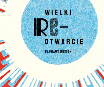 Otwórz ponownie szeroko blue modern-bold