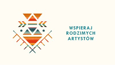 Wsparcie rodzimych artystów white modern-geometric-&-linear