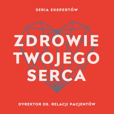 Twoje zdrowie serca red modern-bold