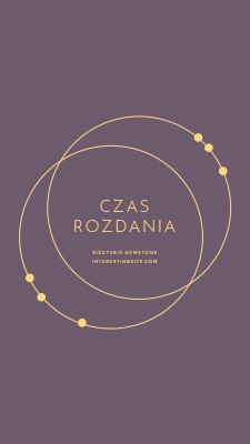 Czas na rozdanie prezentów purple modern-simple