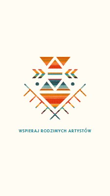 Wsparcie rodzimych artystów white modern-geometric-&-linear