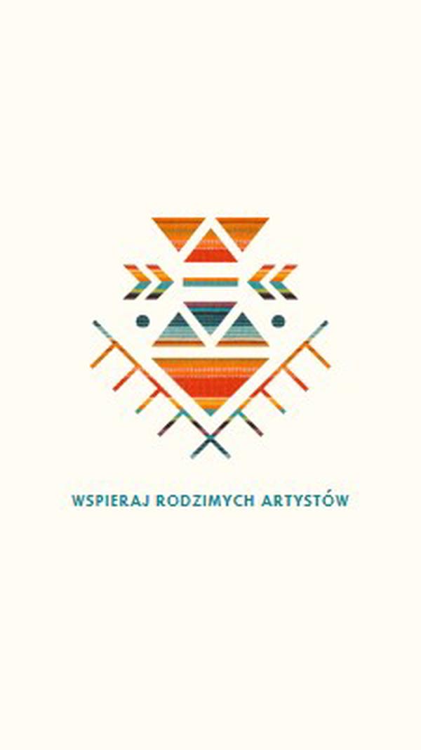 Wsparcie rodzimych artystów white modern-geometric-&-linear