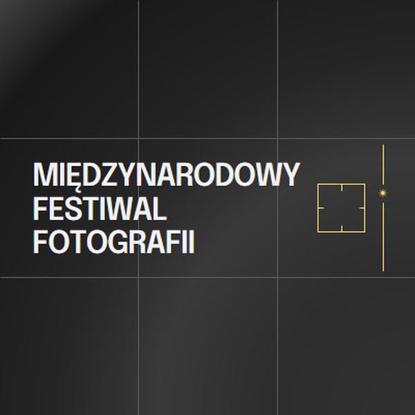 Międzynarodowy festiwal fotografii black modern,moody,camera,grid,geometric,pattern