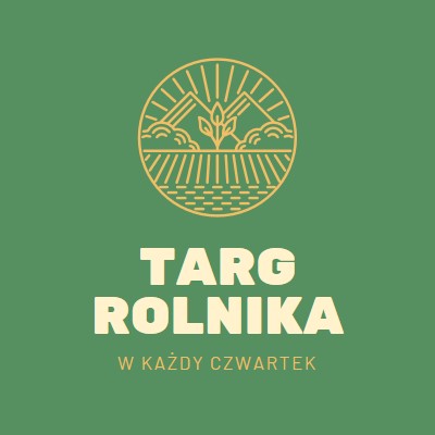 Wejdą na rynek rolników green clean,simple,logo,organic,typographic,rustic