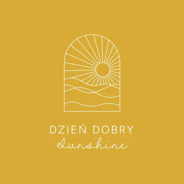 Dzień dobry, słońce yellow modern,minimal,lines,simple,waves,sun