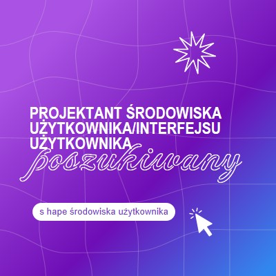 Poszukiwany projektant interfejsu użytkownika/środowiska użytkownika purple bold,playful,digital,grid,neon,gradient