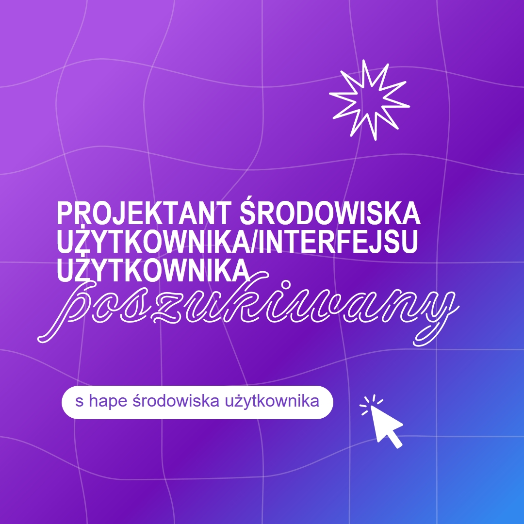 Poszukiwany projektant interfejsu użytkownika/środowiska użytkownika purple bold,playful,digital,grid,neon,gradient