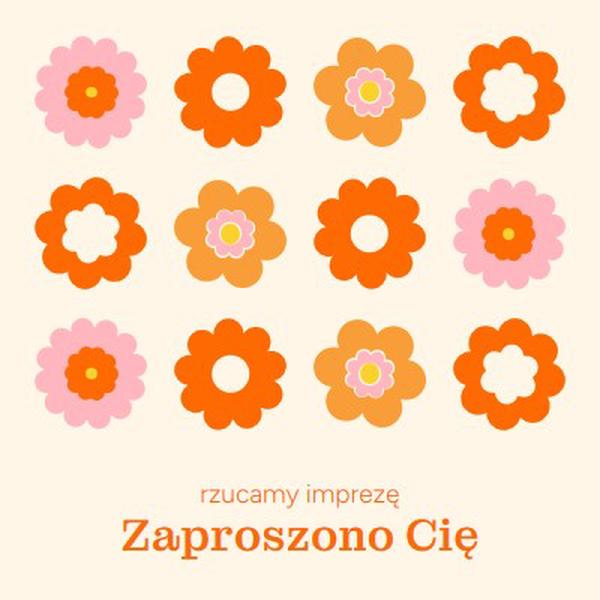 Rzucamy imprezę orange bold,fun,graphic