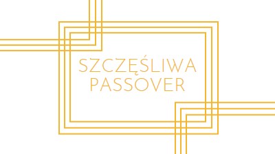 Szczęśliwa passovera white modern-geometric-&-linear