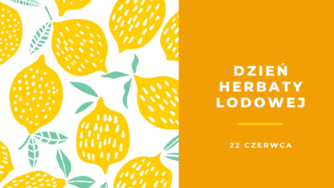 Życiowe cytryny przeznaczone są na mrożoną herbatę orange whimsical-color-block