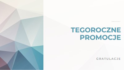 Tegoroczna promocja white modern-geometric-&-linear