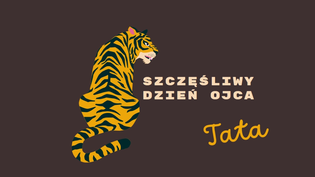 Szczęśliwego Dnia Ojca, Tato brown whimsical-color-block