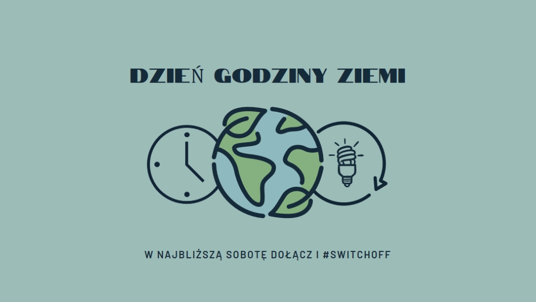 Brak godziny zasilania green modern-color-block