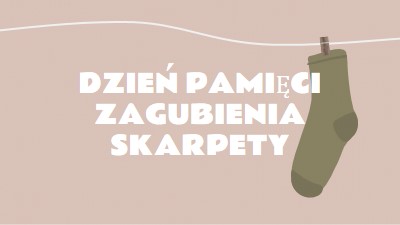 Dzień Pamięci Zagubienia Skarpety brown whimsical-color-block