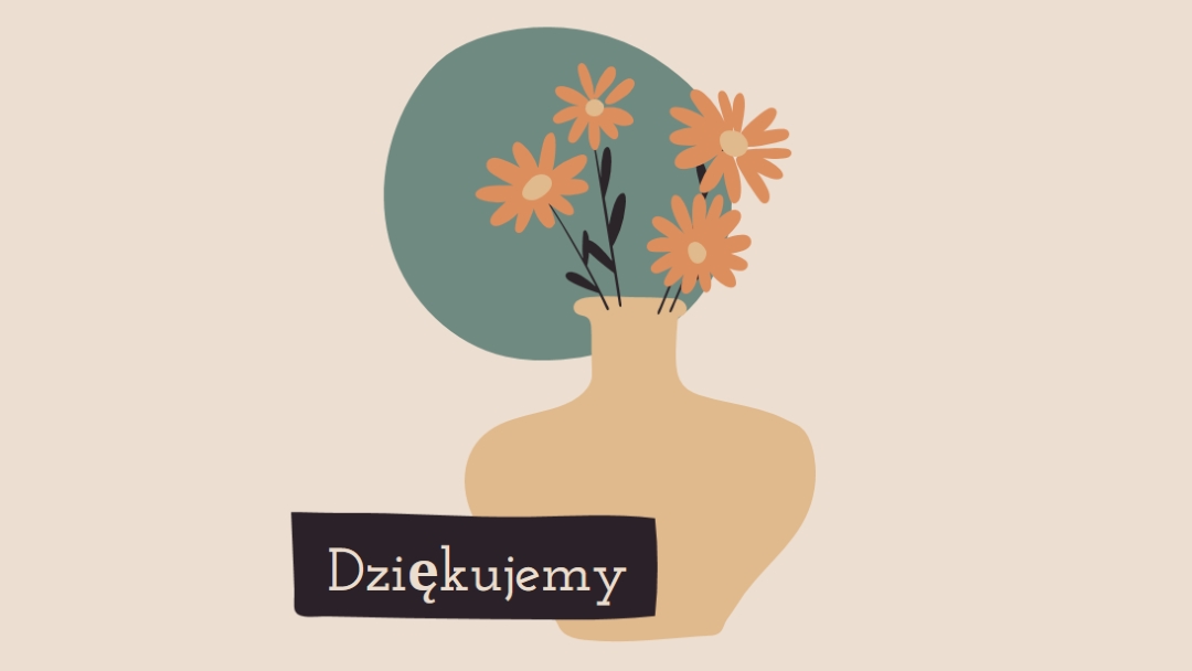 Dziękujemy orange organic-simple