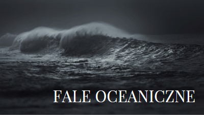 Ciemne fale oceaniczne gray modern-simple