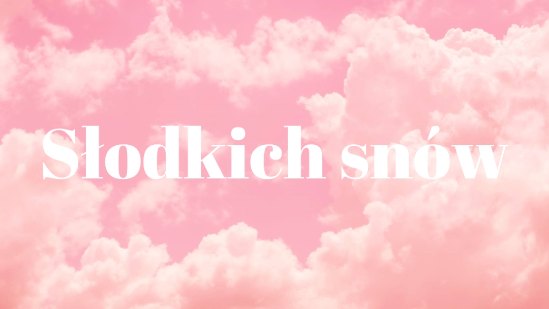 Na chmurach na dobranoc pink modern-simple