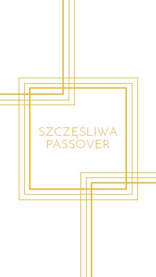 Szczęśliwa passovera white modern-geometric-&-linear