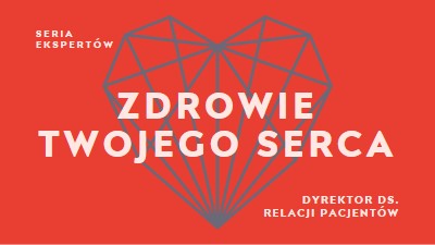 Twoje zdrowie serca red modern-bold