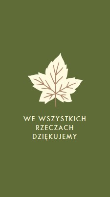 Postawa wdzięczności green modern-simple