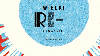 Otwórz ponownie szeroko blue modern-bold