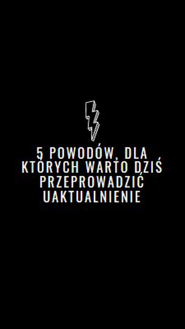 Pięć powodów, dla których warto przeprowadzić uaktualnienie black modern-bold