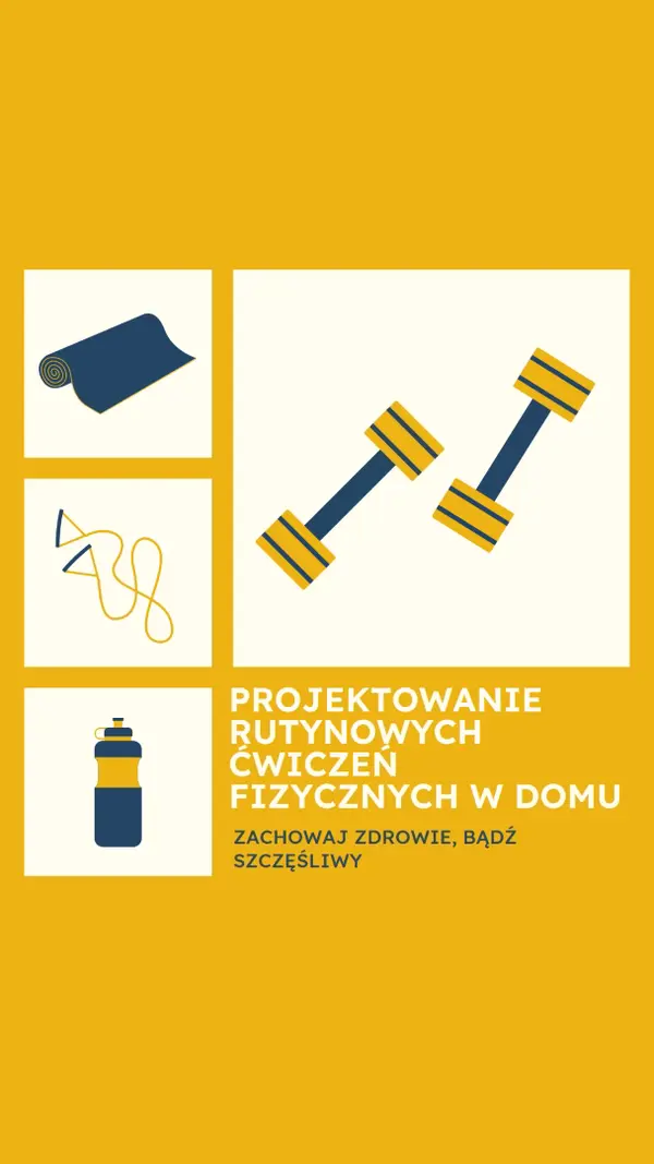 Zdrowe i szczęśliwe yellow modern-bold