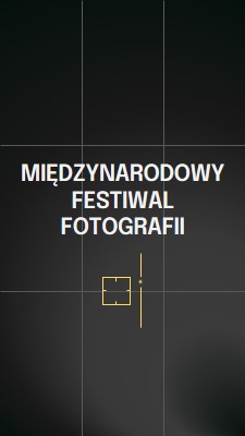 Międzynarodowy festiwal fotografii black modern,moody,camera,grid,geometric,pattern